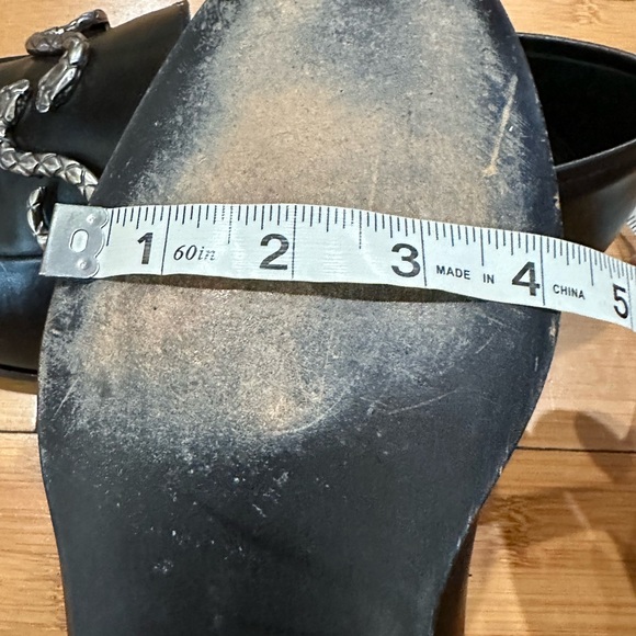 Roberto Cavalli Moc Toe Slip-On Loafers With Snake Ornament Men’s Size 9.5 Black - Picture 10 of 10